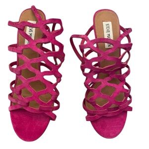Steve Madden Fuchsia Strappy Sandals